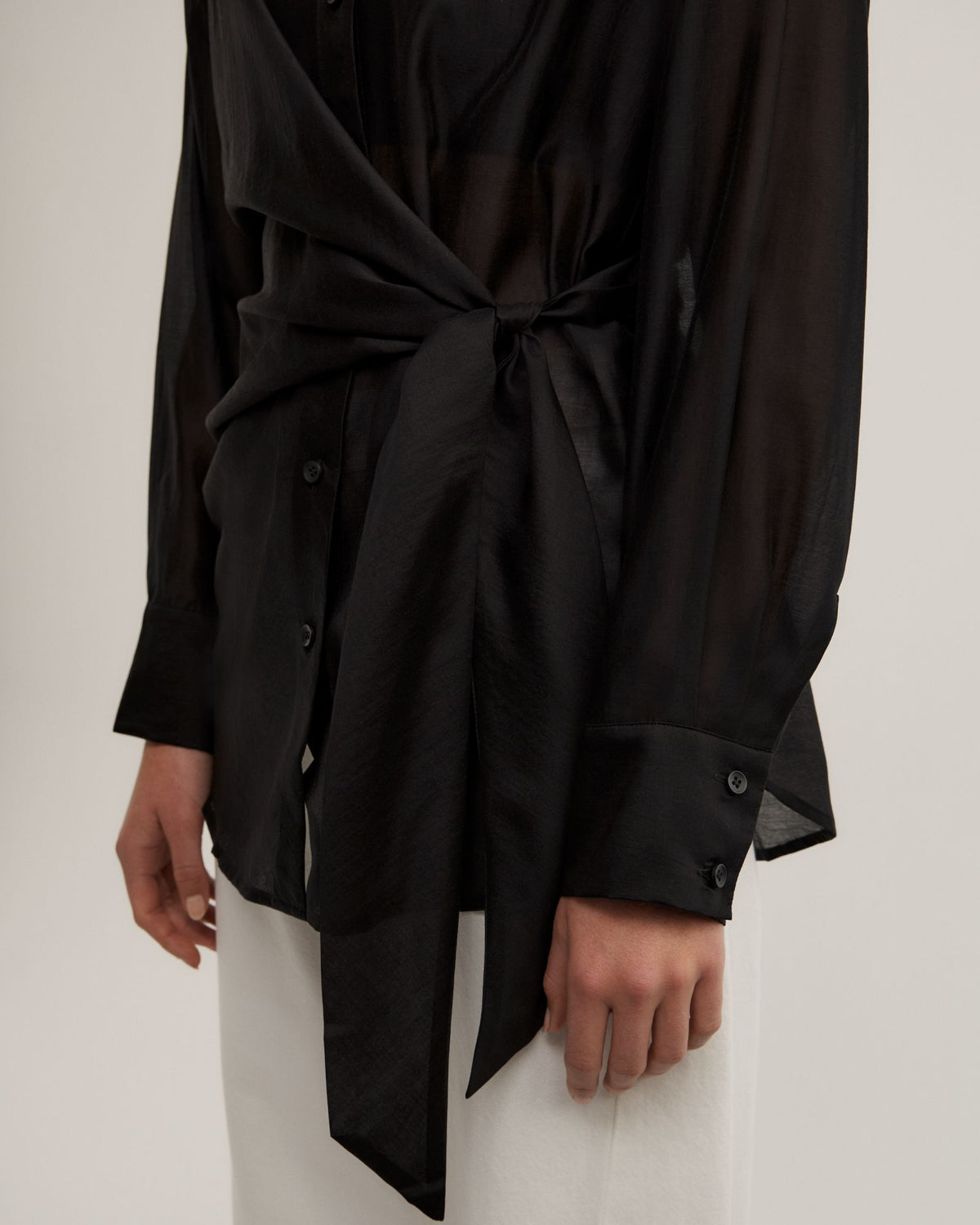 Button Tie Up Shirt
