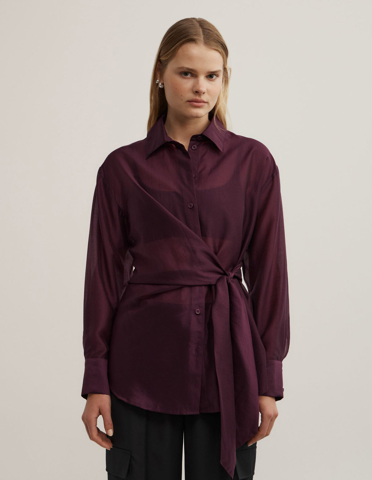 Button Tie Up Shirt