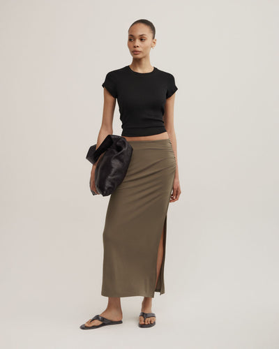 Side Gather Skirt