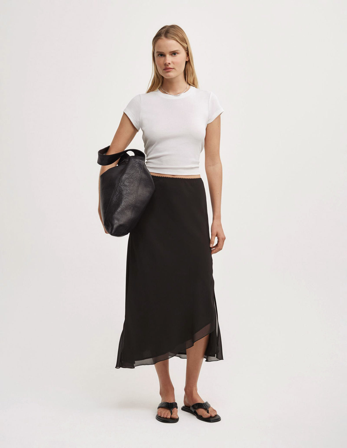 Asymmetric Soft Skirt