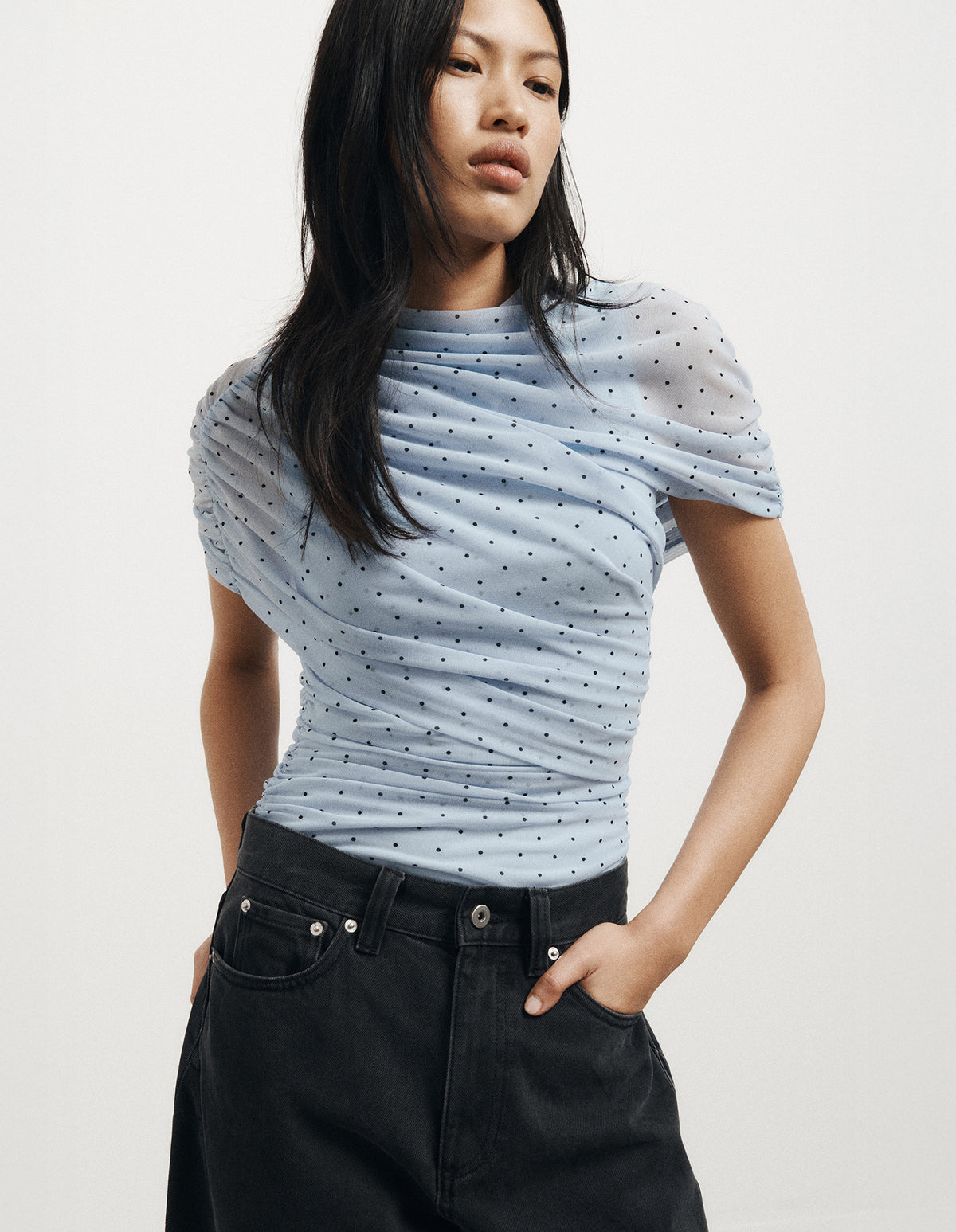 Mesh Cape Top