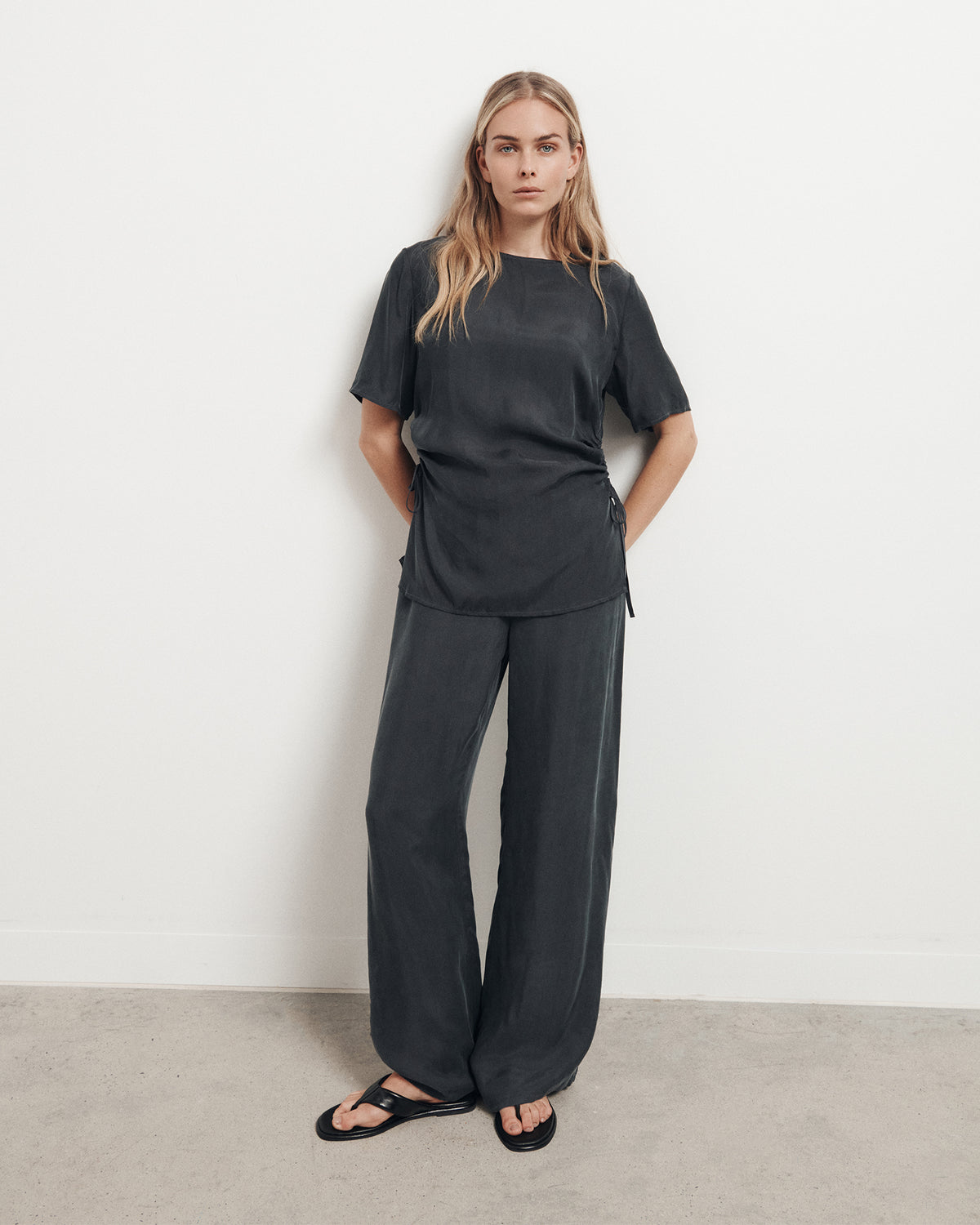 Pull On Cupro Pant
