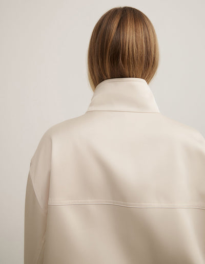 Satin Funnel Jacket
