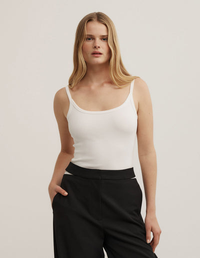 Open Back Tank Top