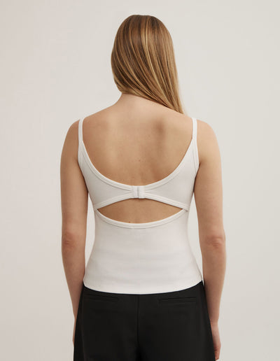 Open Back Tank Top