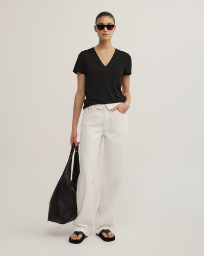 Jersey V-Neck T-Shirt