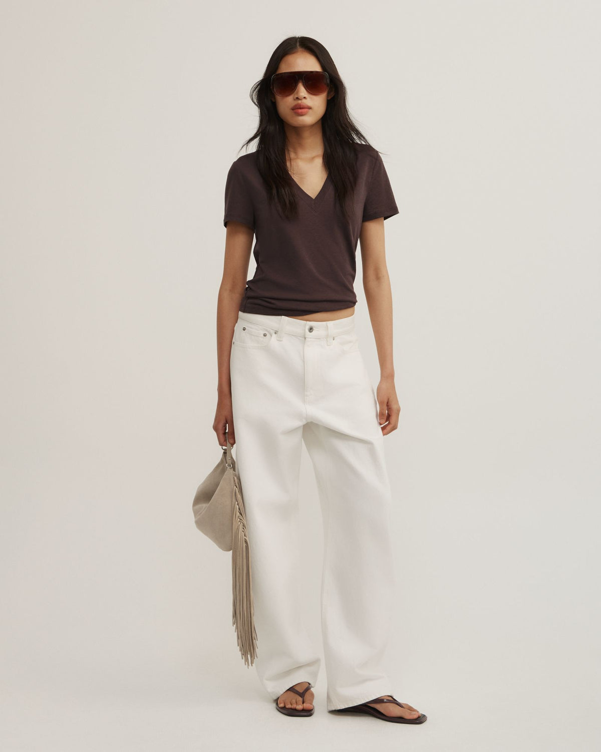 Jersey V-Neck T-Shirt