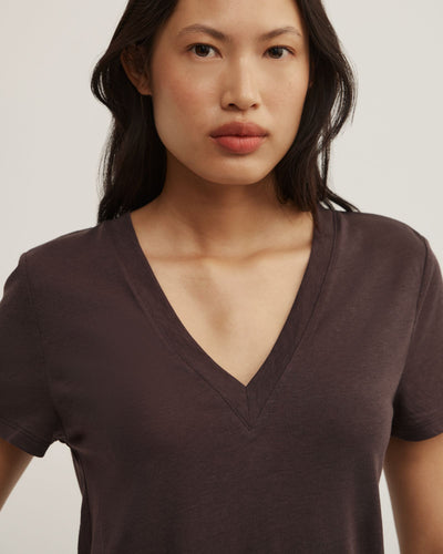 Jersey V-Neck T-Shirt