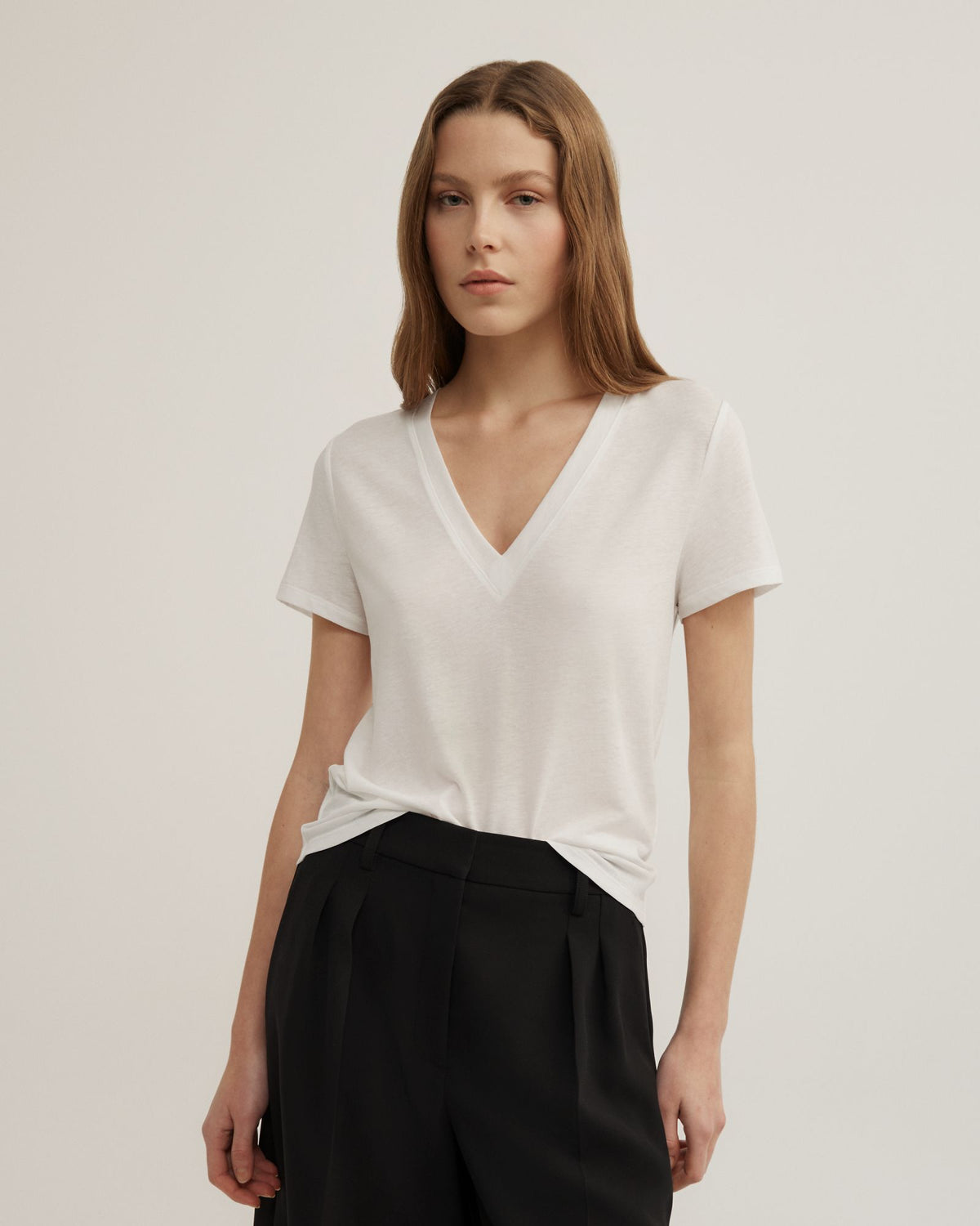 Jersey V-Neck T-Shirt