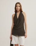 Halter Drape Top