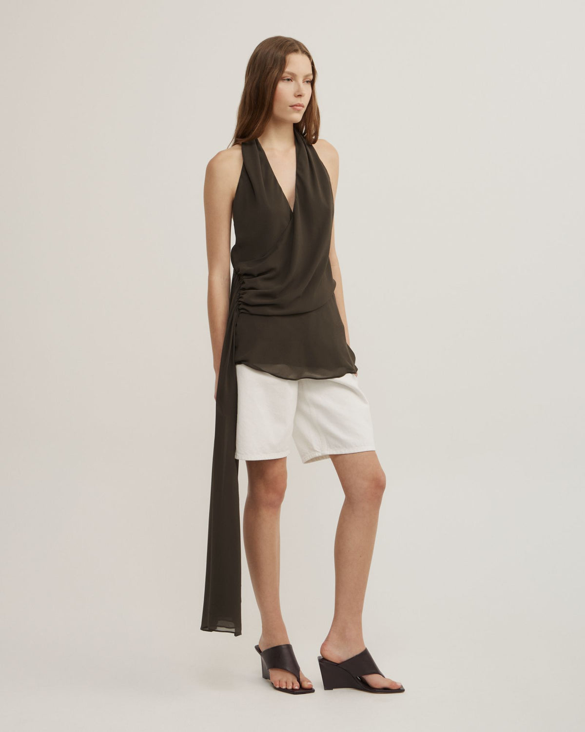 Halter Drape Top