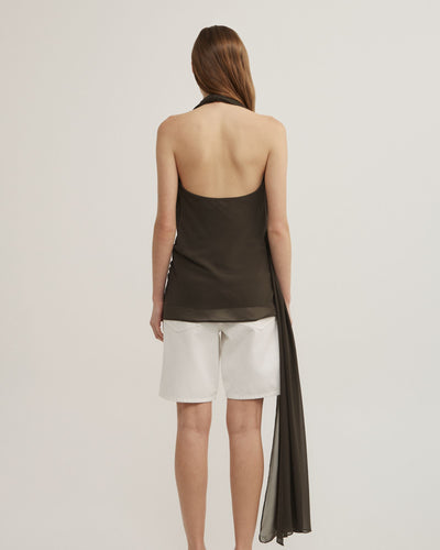 Halter Drape Top