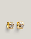 Zinnia Huggie Earrings