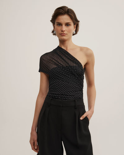 Mesh Overlay Top