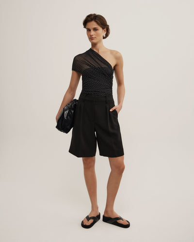 Mesh Overlay Top