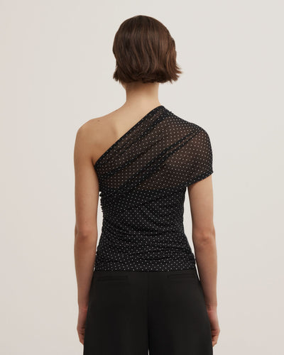Mesh Overlay Top