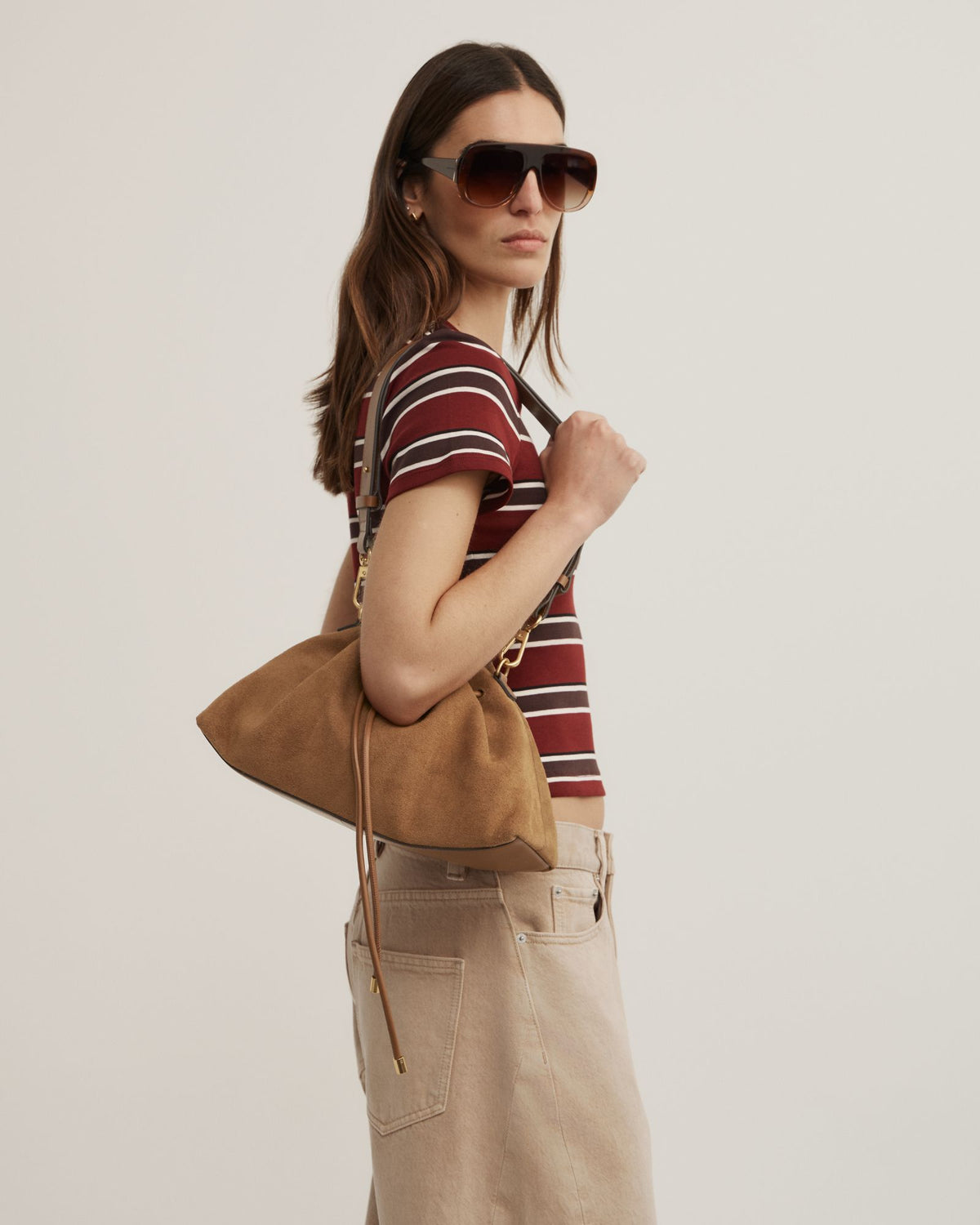 Isabel Leather Shoulder Bag