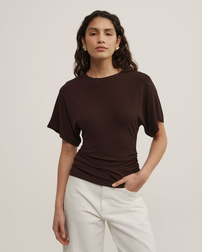 Batwing Gather T-Shirt
