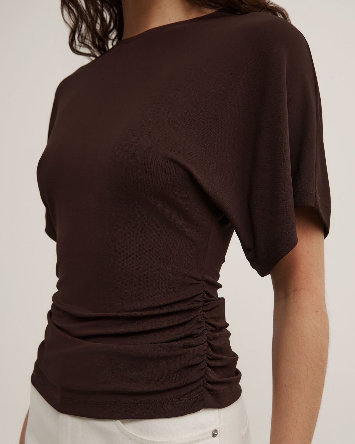 Batwing Gather T-Shirt