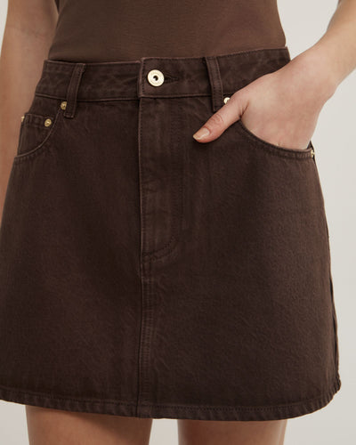 Denim Mini Skirt