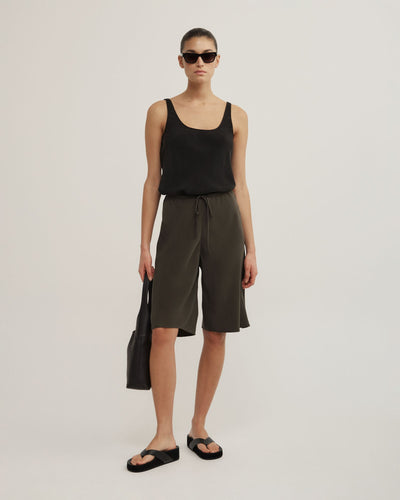 Silk Bermuda Short