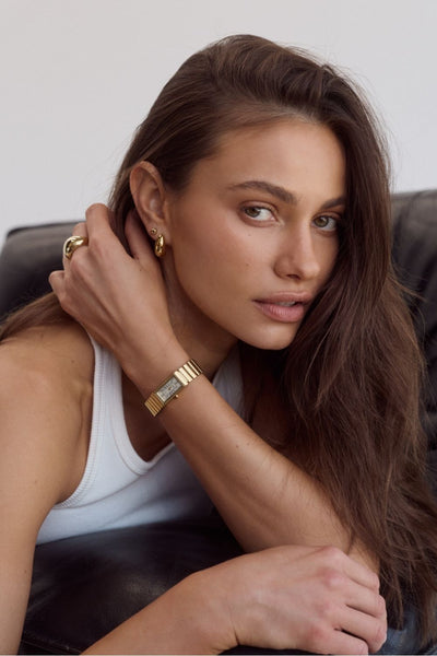 Enna Earring | 18k Gold - Gold - image 3
