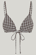 Aria Top - Cocoa Gingham - image 1