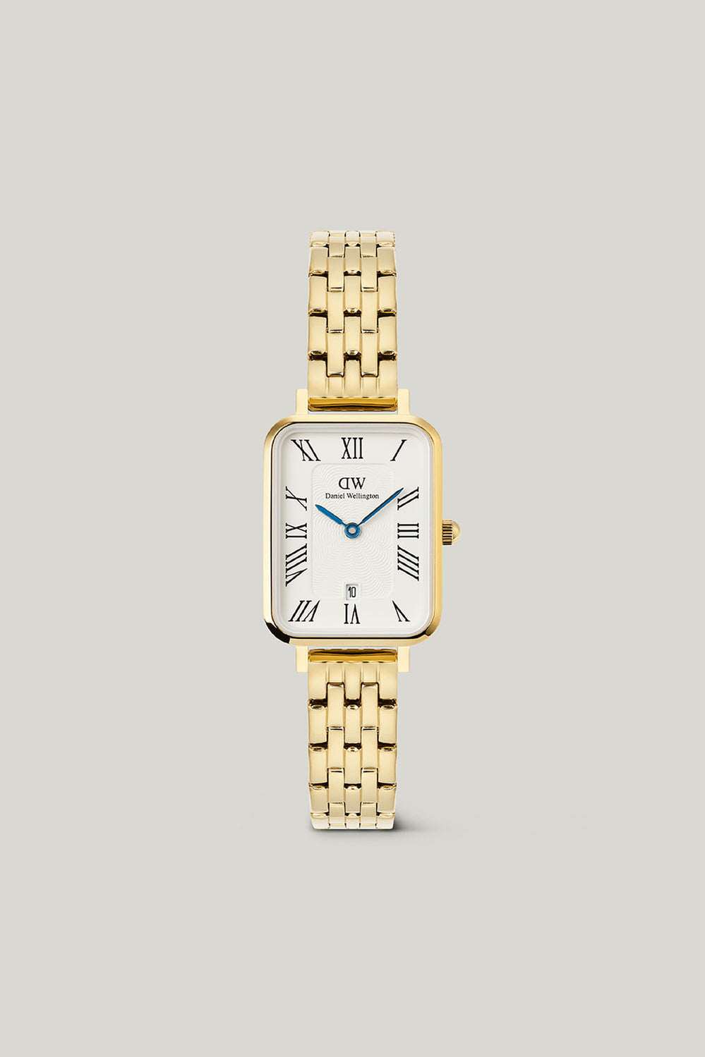 Quadro  Roman Numerals Date 5-link Gold - Gold - image 1