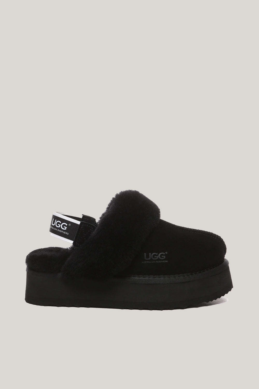 Musa Platform Slippers - Black - image 1