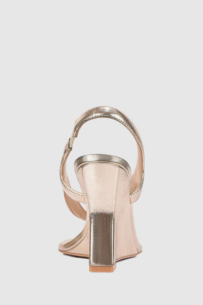 Martine Wedge - Gold Metallic - image 4