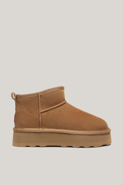 Ronnie Platform Boots - Chestnut - image 1