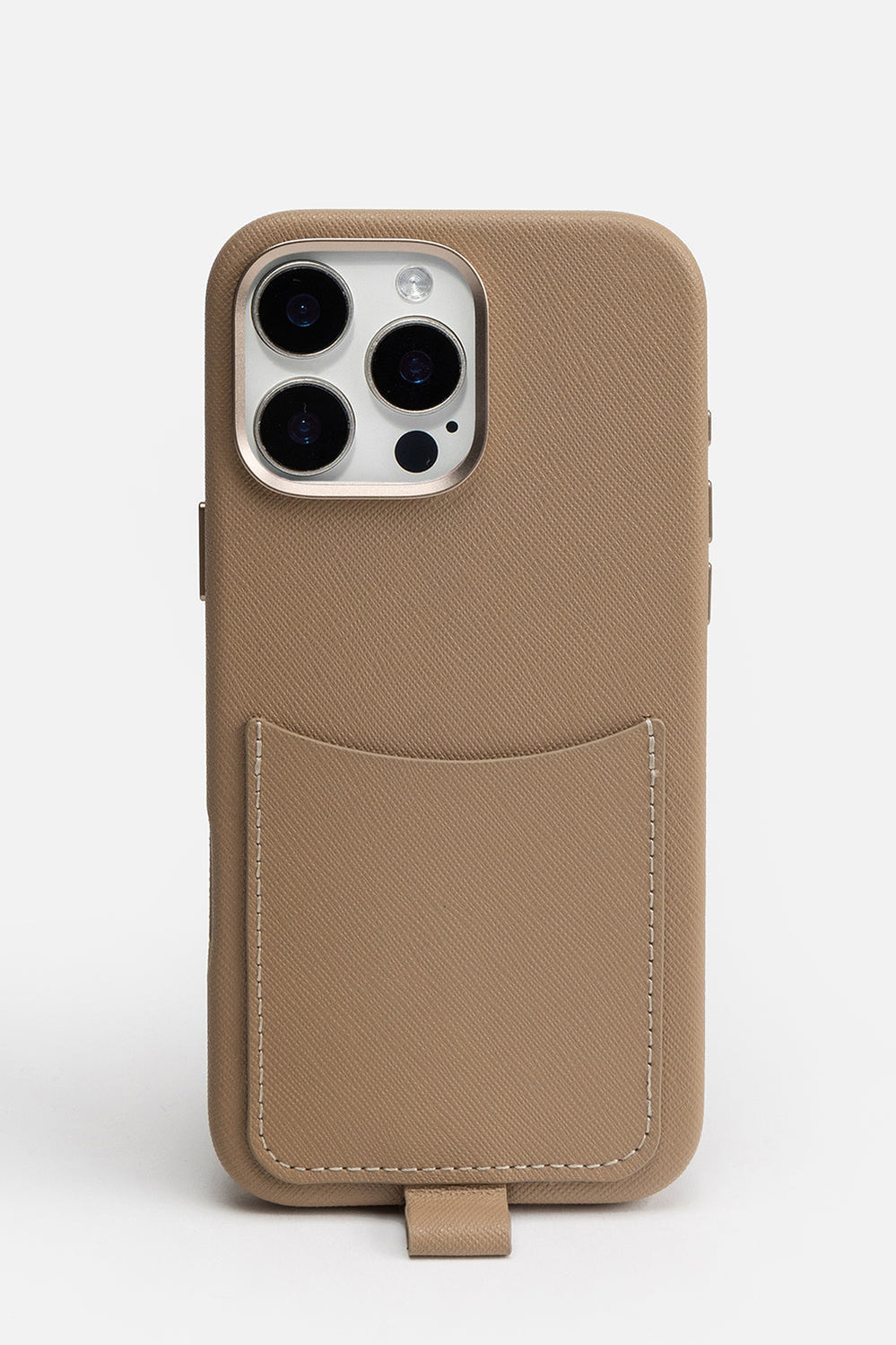 Iphone Case With Strap - 16 Pro Max - Latte - image 1
