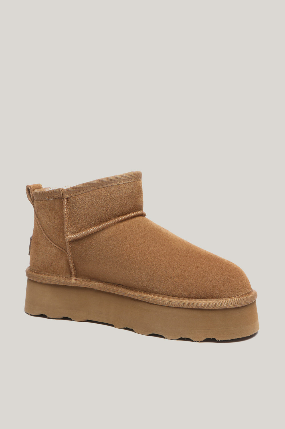 Ronnie Platform Boots - Chestnut - image 2