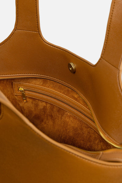 Ava Shoulder Tote - Tan - image 4