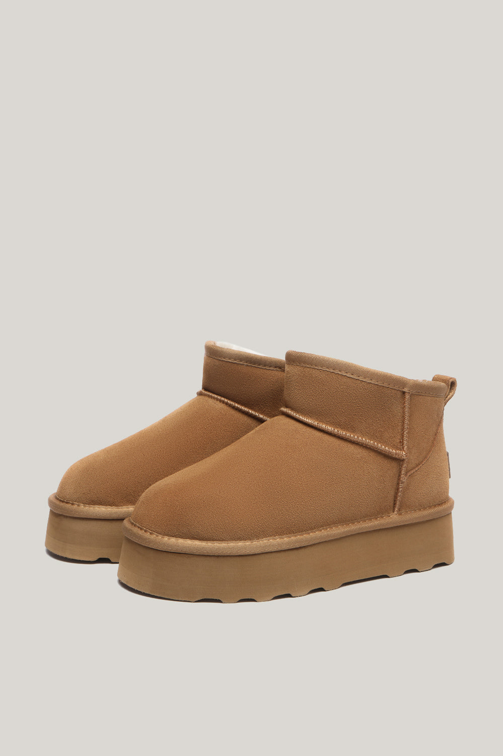 Ronnie Platform Boots - Chestnut - image 4