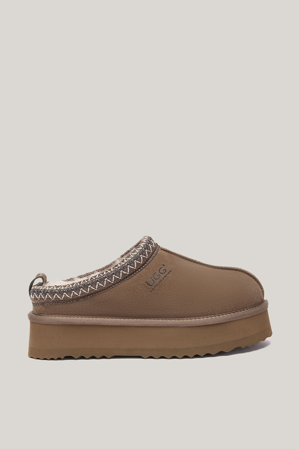 Tay Platform Slippers - Olive Brown - image 1