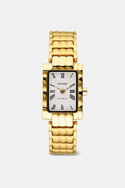 Mila Watch | White | 18k Gold - Gold - image 1