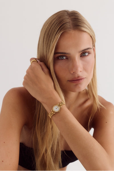 Isobel Watch | White | 18k Gold - Gold - image 3