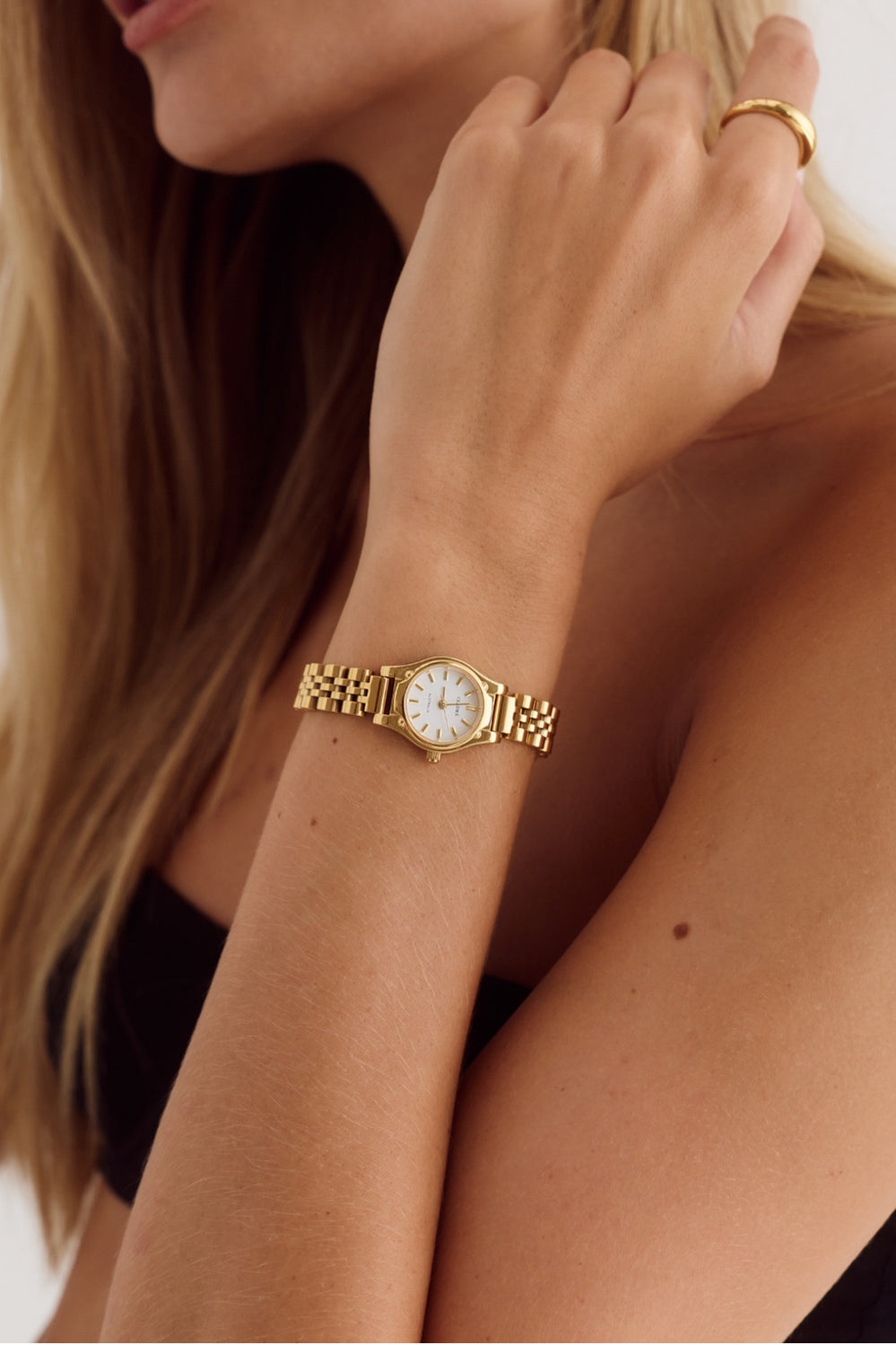 Isobel Watch | White | 18k Gold - Gold - image 2