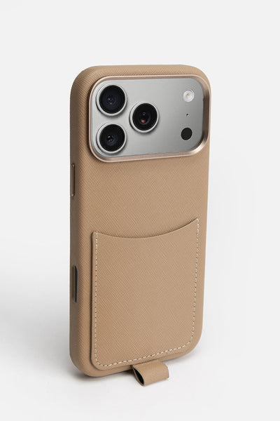 Iphone Case With Strap - 17 Pro Max - Latte - image 4