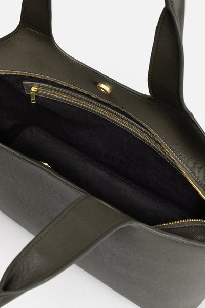 Ava Shoulder Tote - Olive - image 4