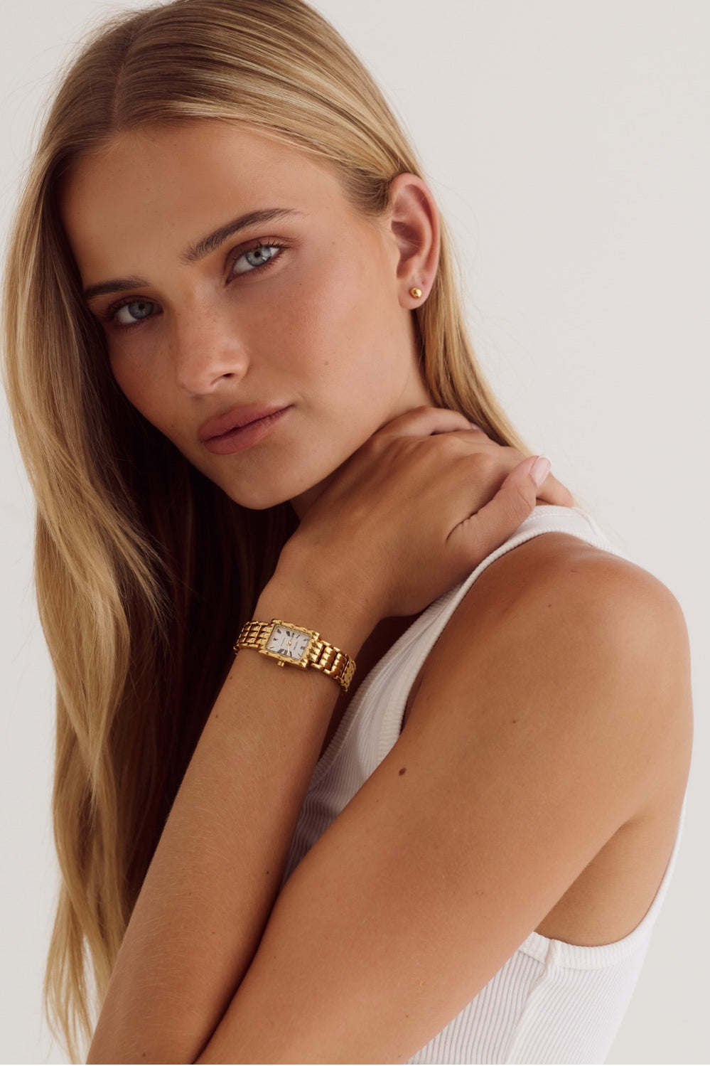 Mila Watch | White | 18k Gold - Gold - image 2