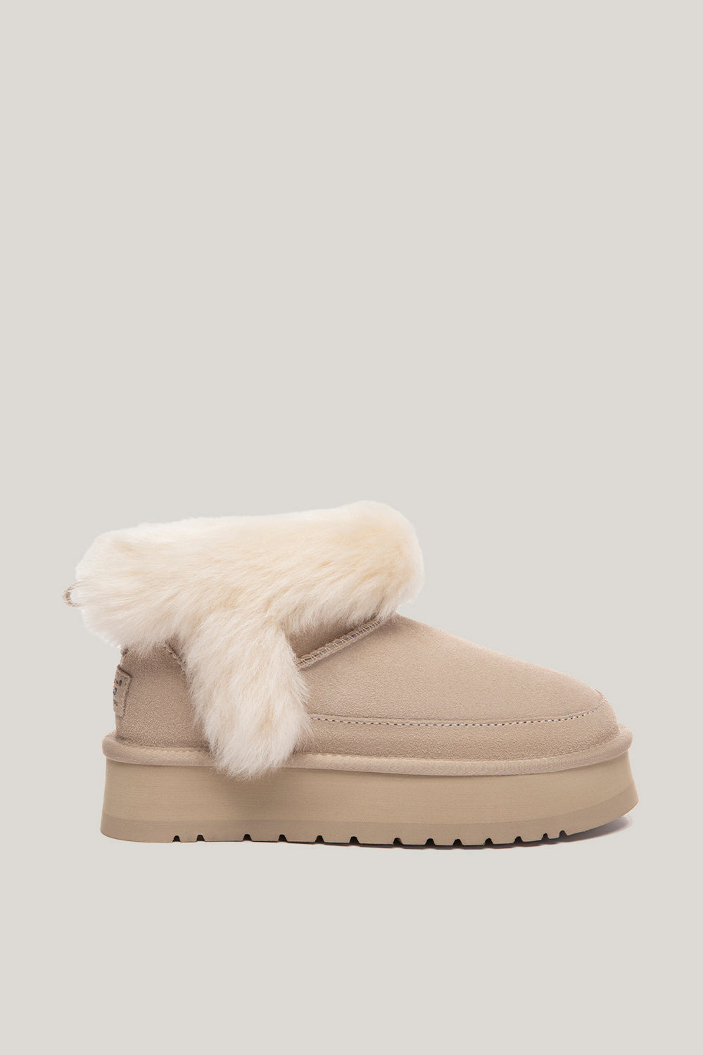 Frovia Platform Boots - Sand - image 1