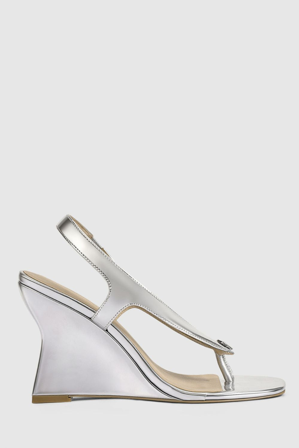 Martine Wedge - Silver Metallic - image 1