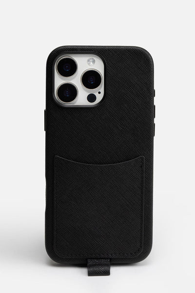 Iphone Case With Strap - 16 Pro Max - Black - image 1