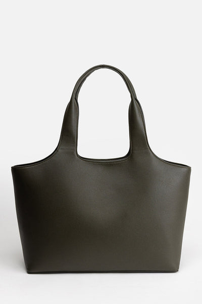 Ava Shoulder Tote - Olive - image 1