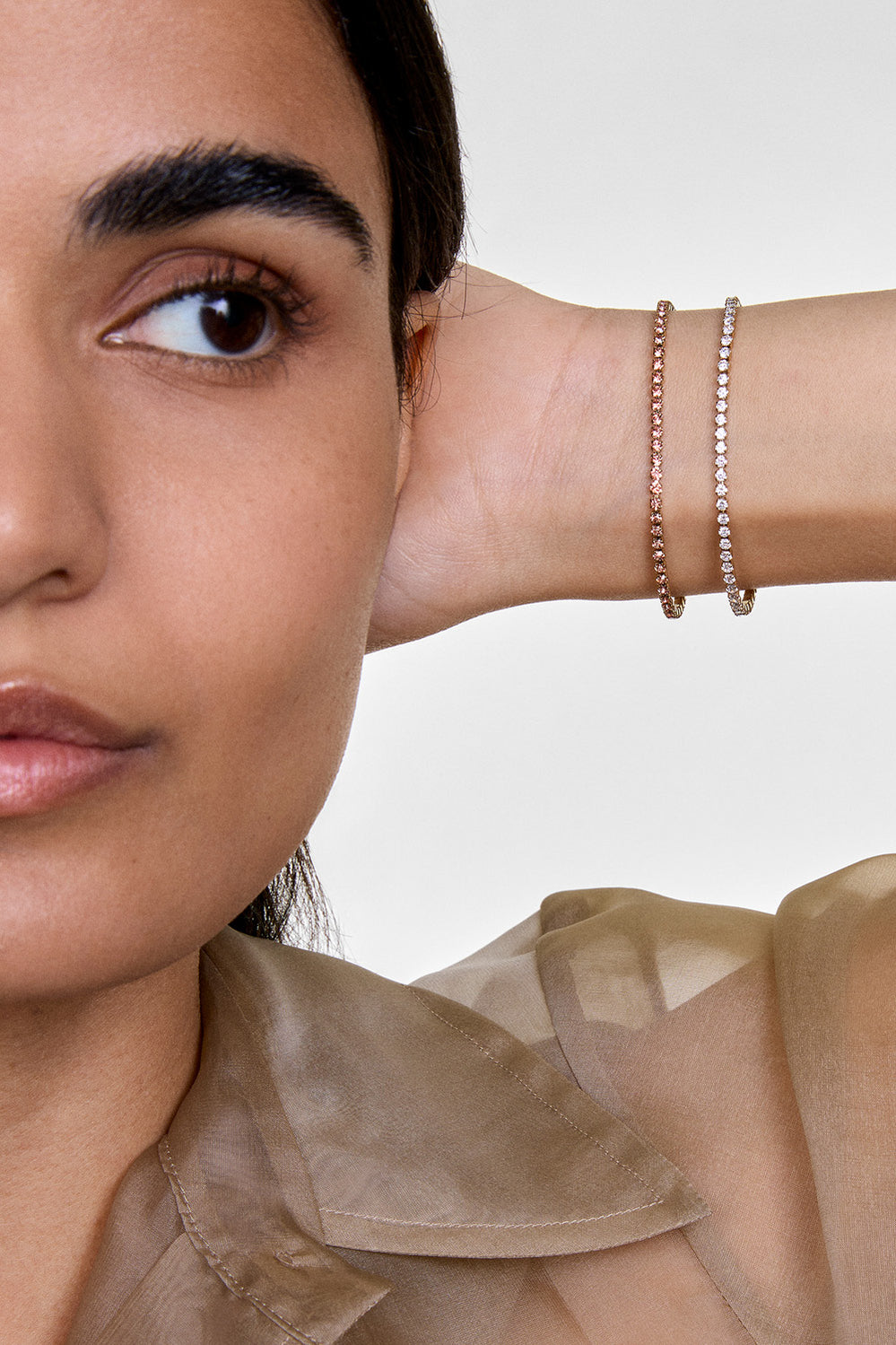 Classic Tennis Bracelet In Gold - Gold - image 2