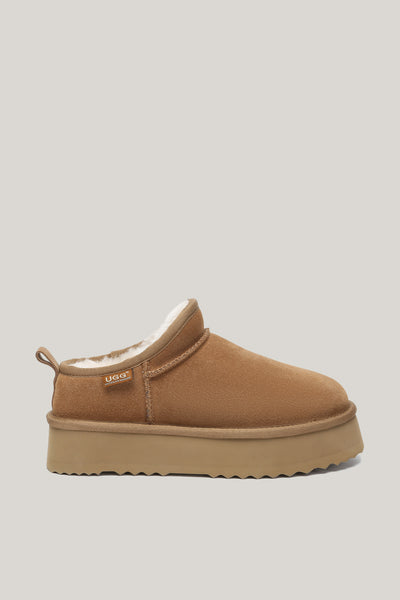 Nano Classic Platform Boots - Chestnut - image 1