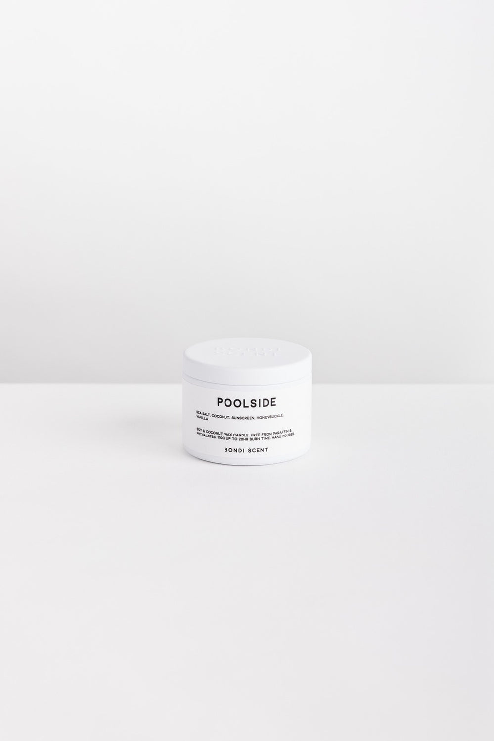 Poolside - Candle Tin - White - image 2