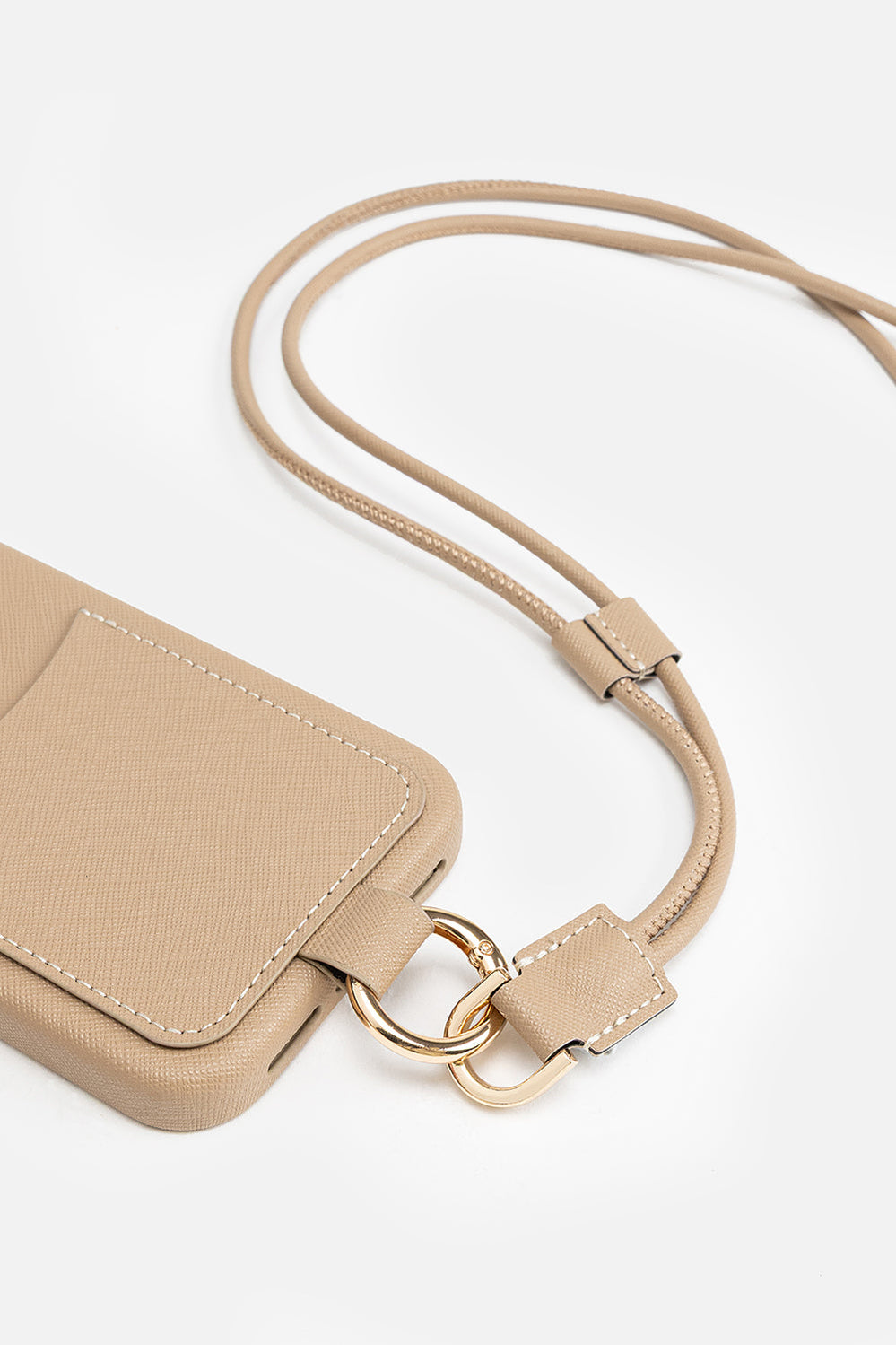 Iphone Case With Strap - 16 Pro - Latte - image 2